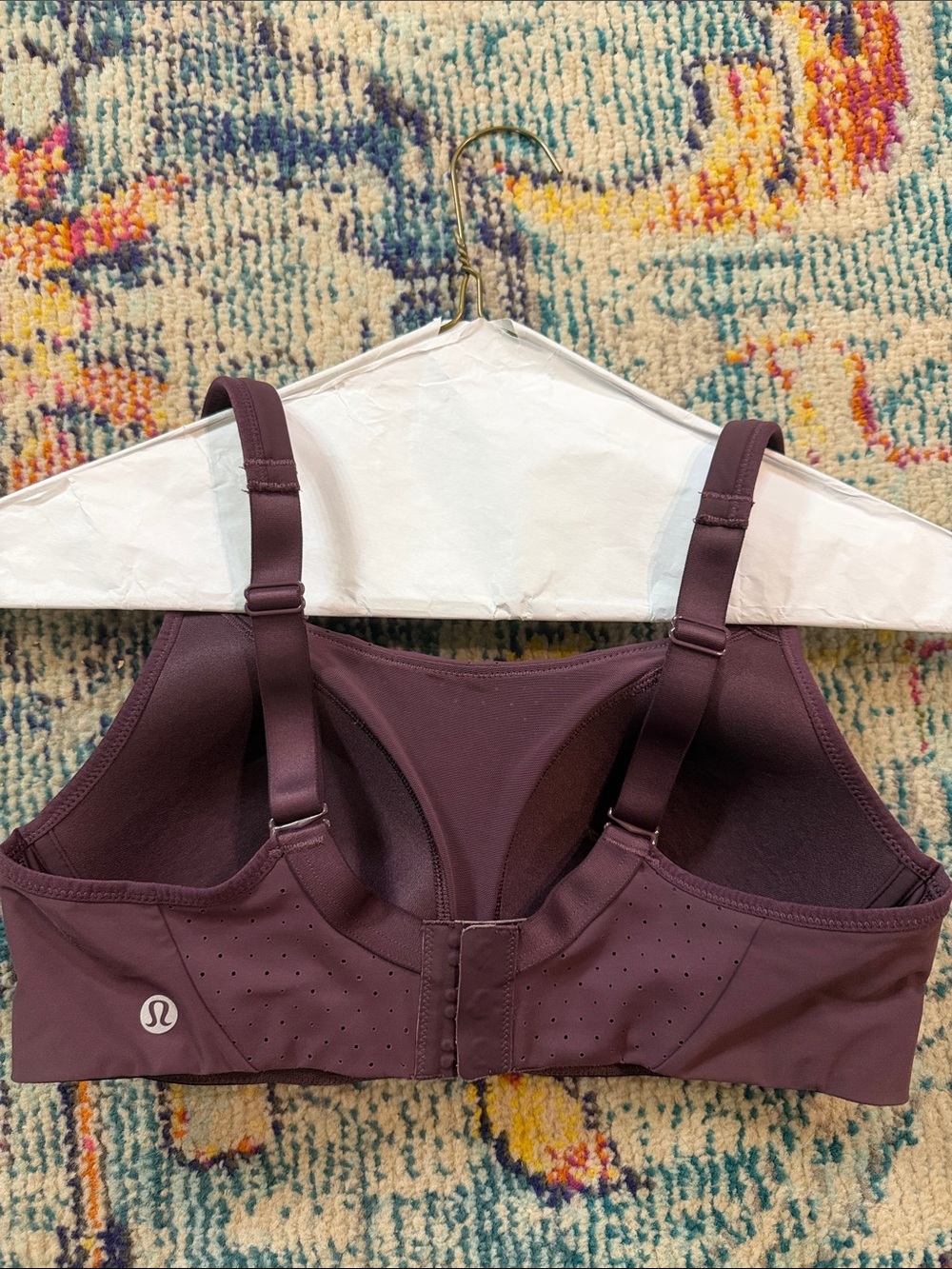 Lulu Lemon High Intensity Women’s Supportive Sports Bra -Burgundy